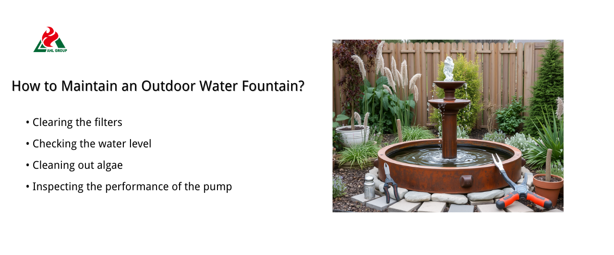 How to Maintain an Outdoor Water Fountain